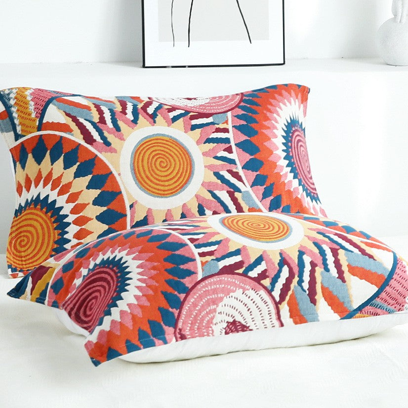 SUNBURST COTTON PILLOW TOWEL