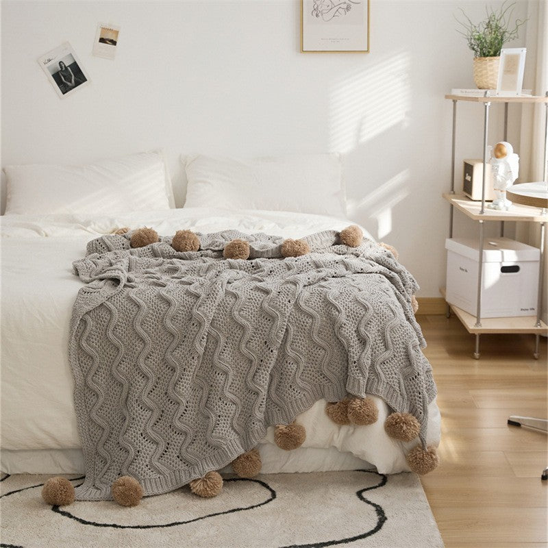 LYSSA NORDIC KNIT THROW