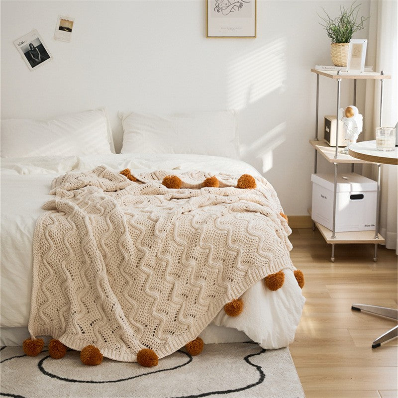 LYSSA NORDIC KNIT THROW