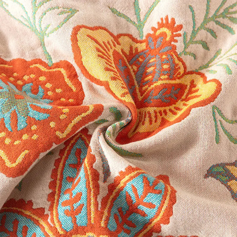 BOHEMIAN BLOOM THROW BLANKET
