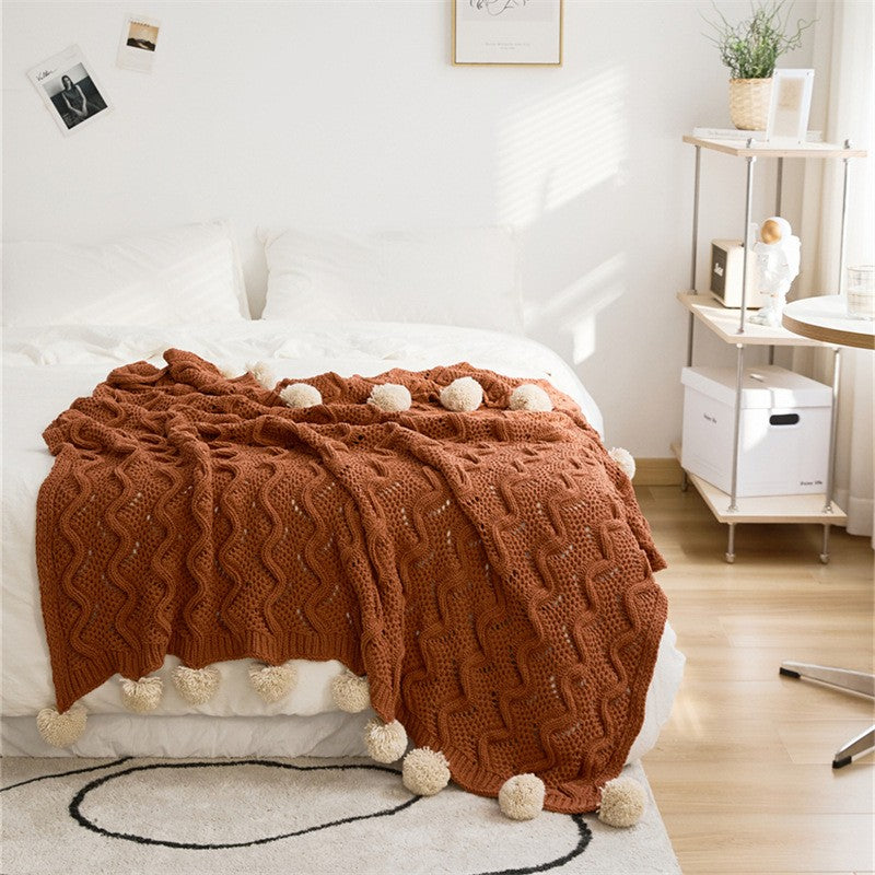 LYSSA NORDIC KNIT THROW