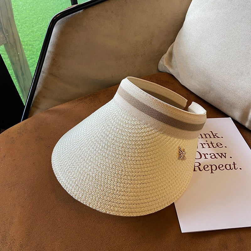 ELARA STRAW SUN VISOR