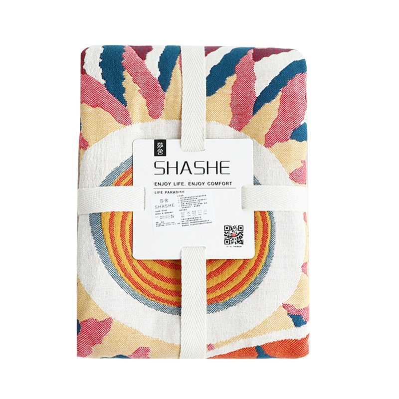 SUNBURST COTTON PILLOW TOWEL