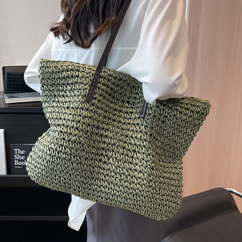 MAREA WOVEN SHOULDER BAG