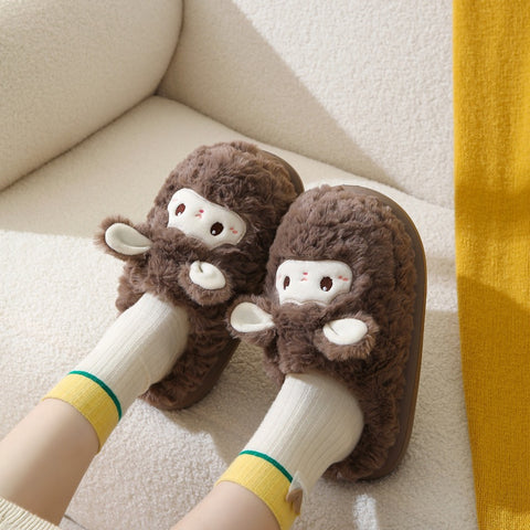 Cozy Sheep House Slippers