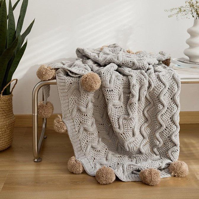 LYSSA NORDIC KNIT THROW