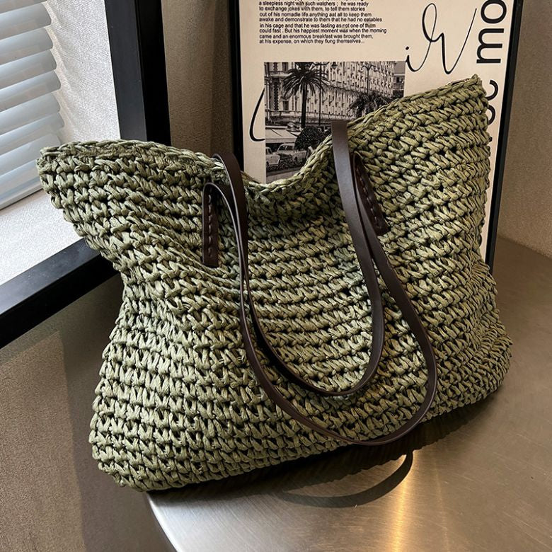 MAREA WOVEN SHOULDER BAG