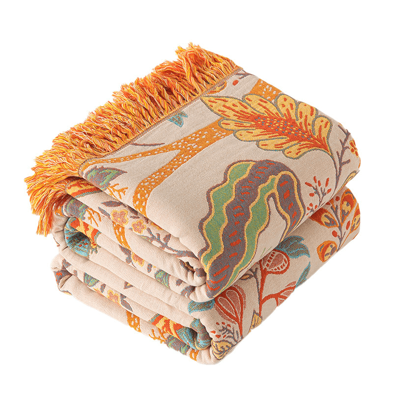 BOHEMIAN BLOOM THROW BLANKET