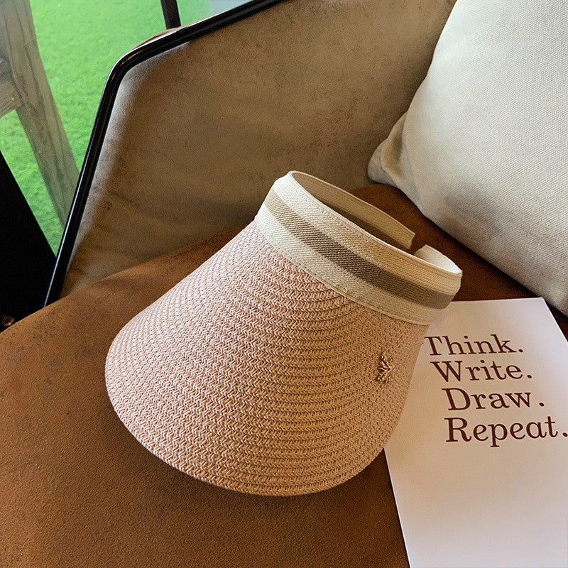 ELARA STRAW SUN VISOR