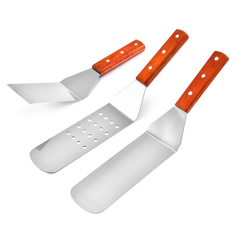Stainless Steel Kitchen Spatula Wood Handle