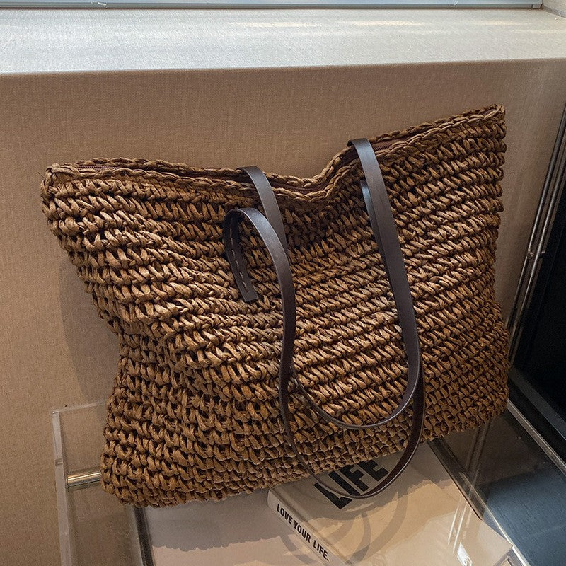 MAREA WOVEN SHOULDER BAG