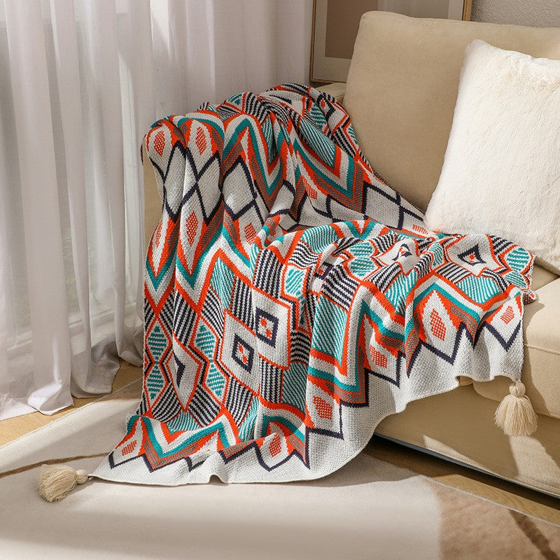 SOLVANA BOHEMIAN DECORATIVE BLANKET