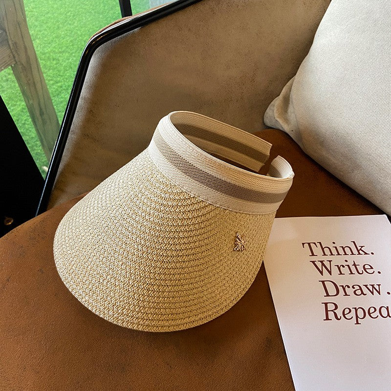 ELARA STRAW SUN VISOR