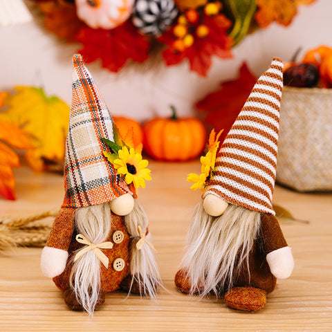 Fall Harvest Gnome Table Decor