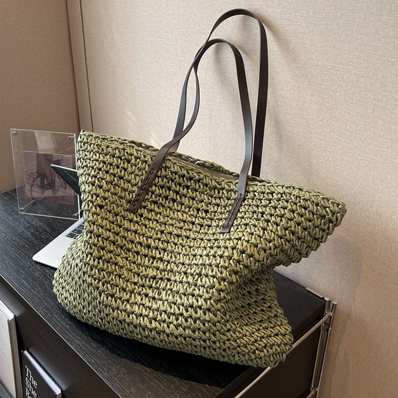 MAREA WOVEN SHOULDER BAG