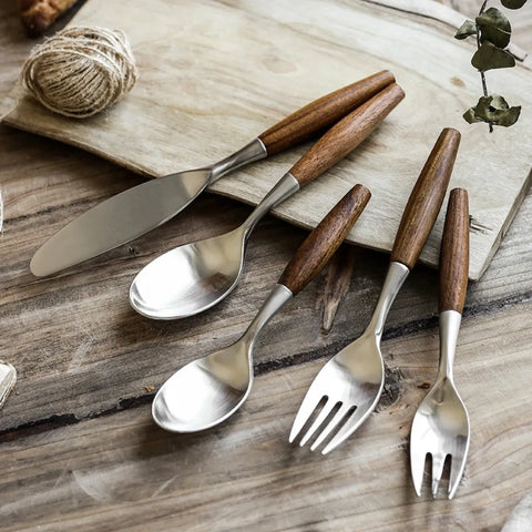 Norden Log-Handle Cutlery Set