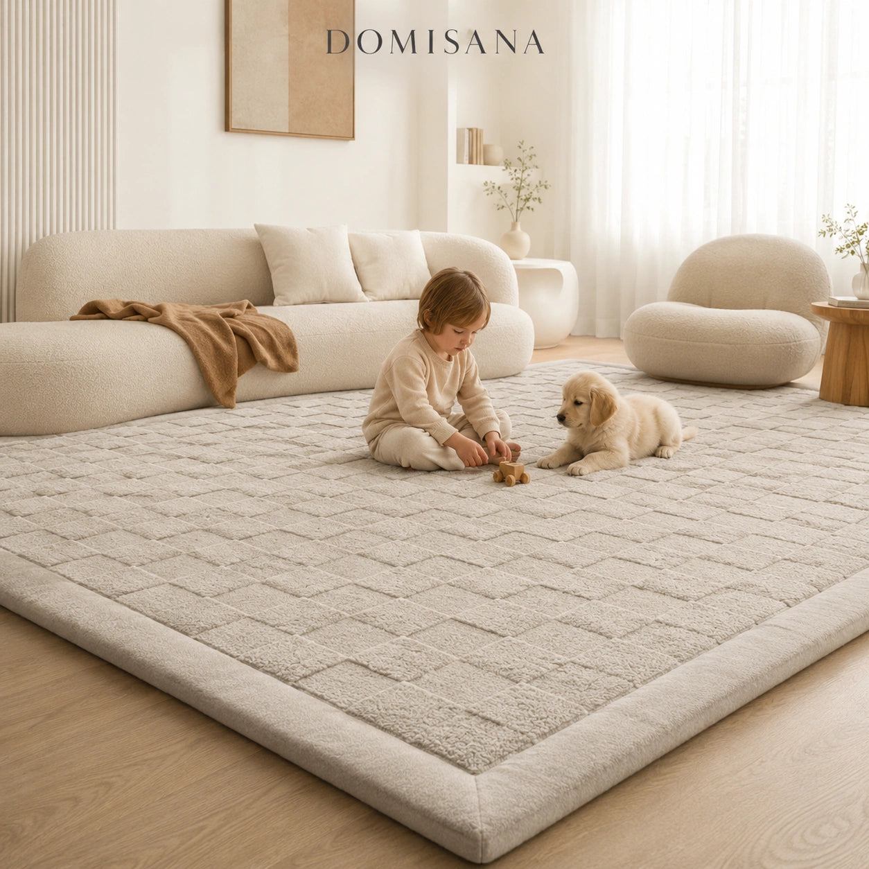 Thick Plush Non-Slip Area Rug – Domisana