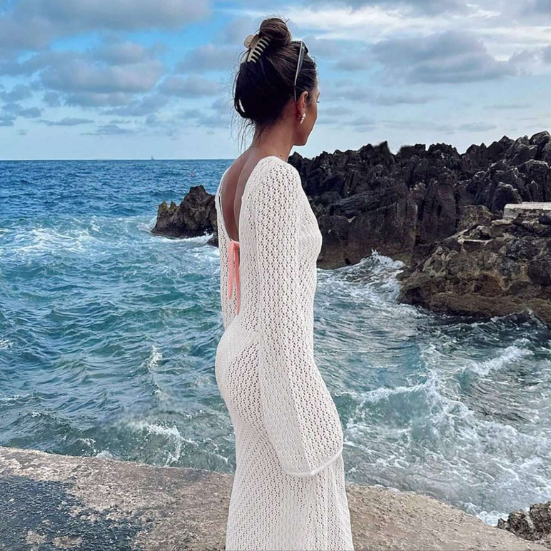 AMAVI KNIT BEACH COVER-UP