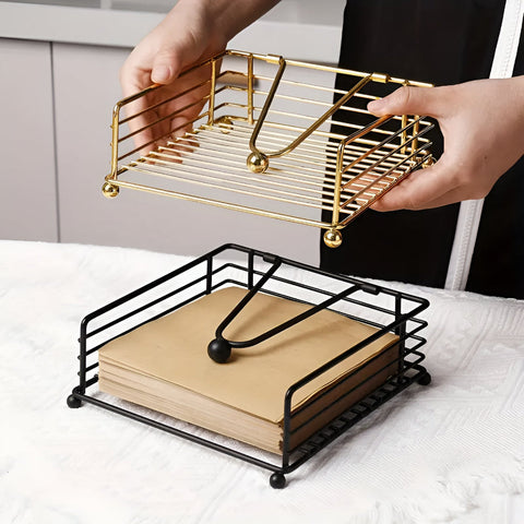 Sleek Iron Napkin Holder 1