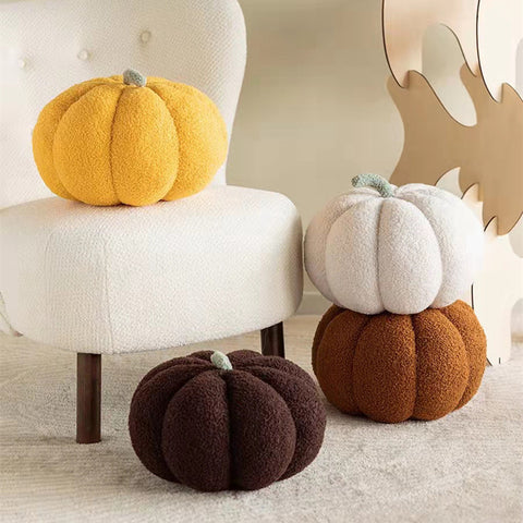 Pumpkin Plush Pillow Fall Halloween Decor