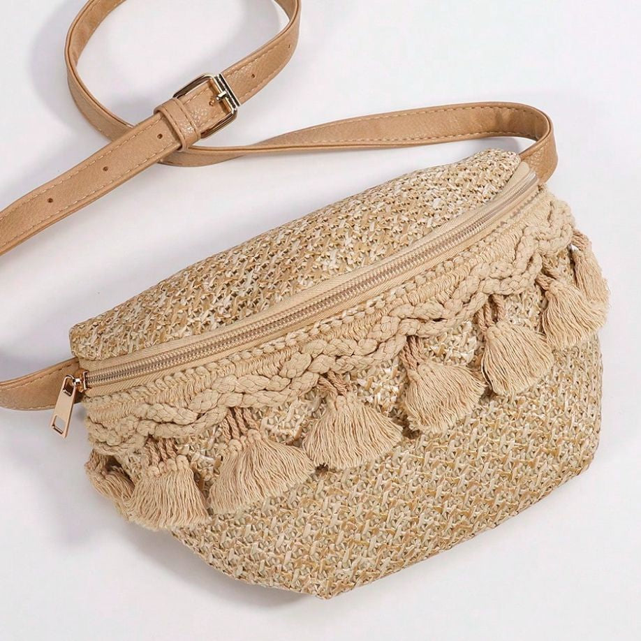 SOLEA MINI STRAW CROSSBODY