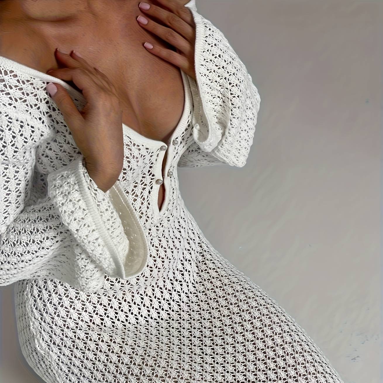 AMAVI KNIT BEACH COVER-UP