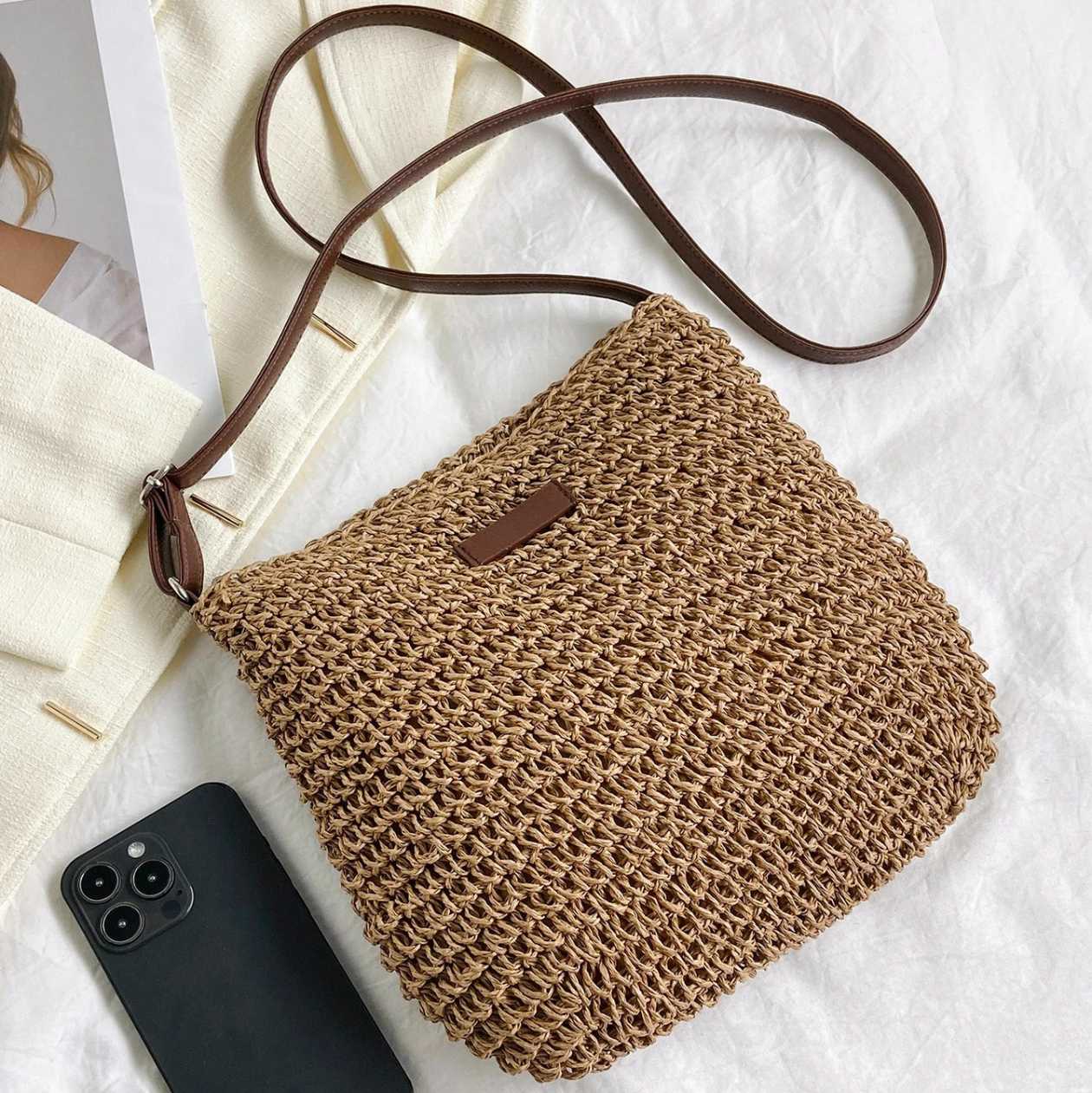 NICHE STRAW TOTE BAG