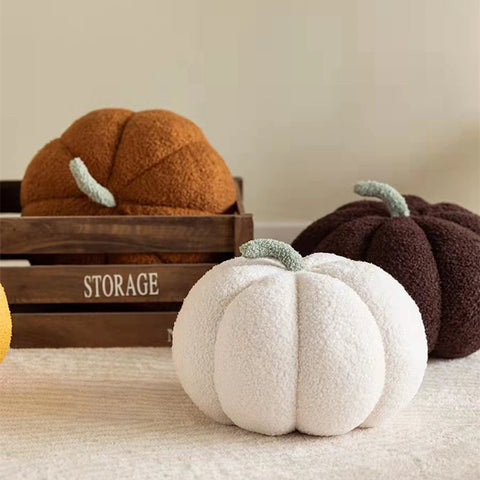 Pumpkin Plush Pillow Fall Halloween Decor