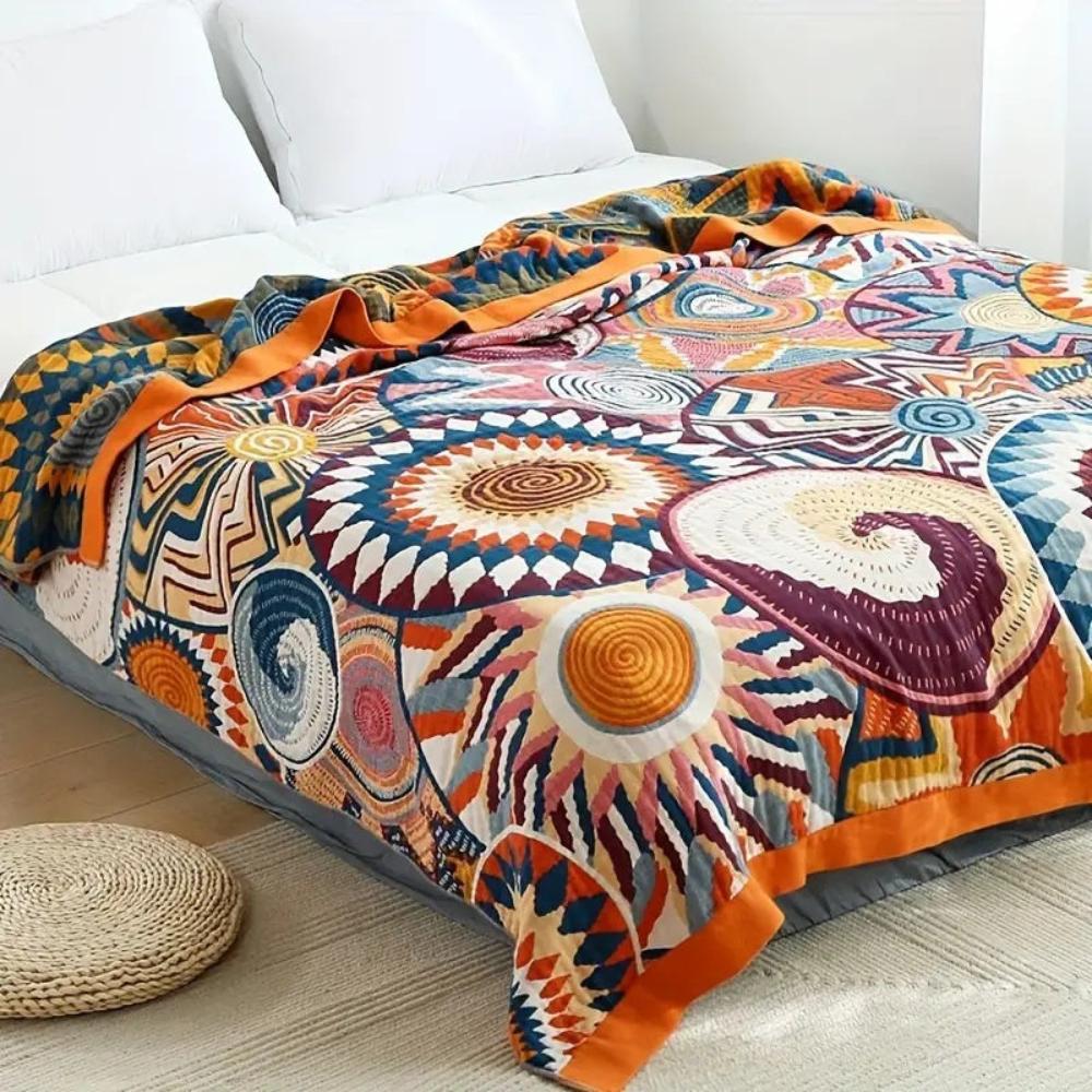 SUNBURST COTTON BLANKET