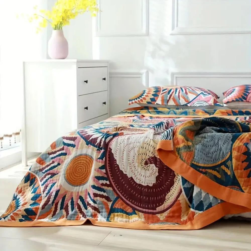 SUNBURST COTTON BLANKET