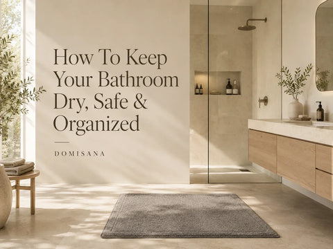 How To Keep Your Bathroom Dry, Safe & Organized