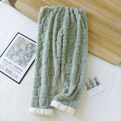Cozy Fleece Maternity Pajama Pants