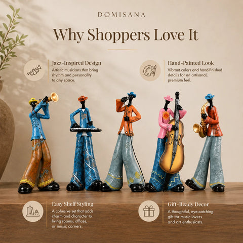 Swingtone Jazz Band Musician Figurine