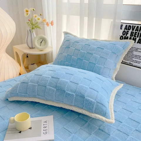 Quilted Velvet Fitted Sheet