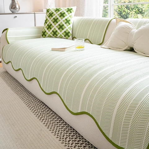 Herringbone Textured Sofa / Couch Cover