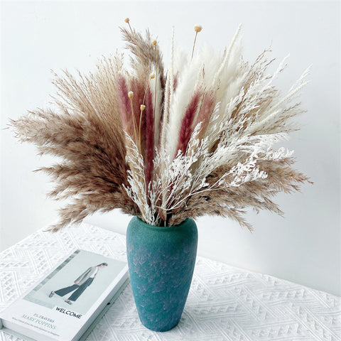 Dried Pampas Grass Bouquet Set