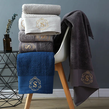 DELUXE EMBROIDED COTTON TOWELS