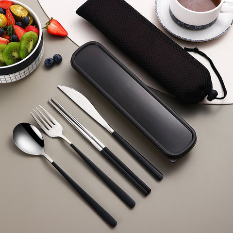 Portable Flatware Set with Case