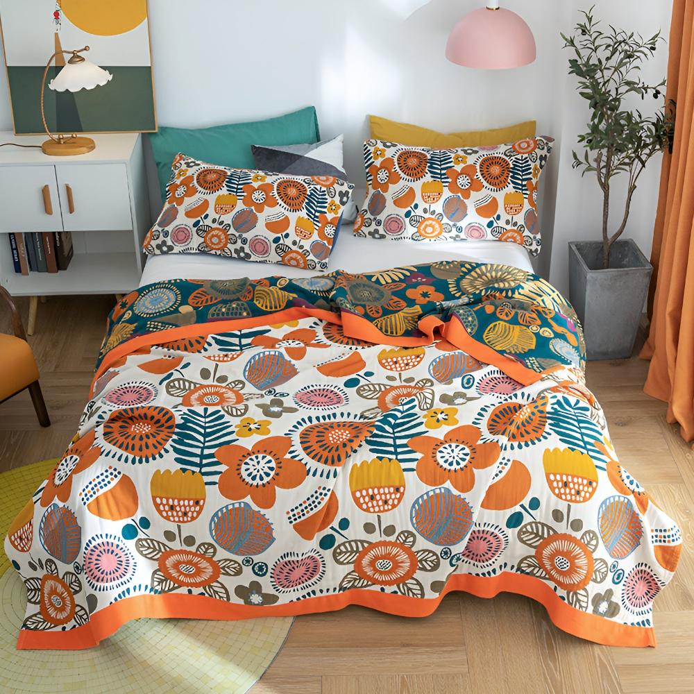 BOHO FLOWER BLANKET