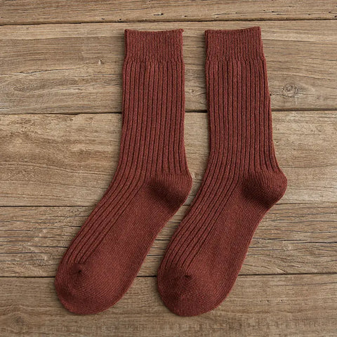 Warm Wool Crew Socks 7-Pack Women