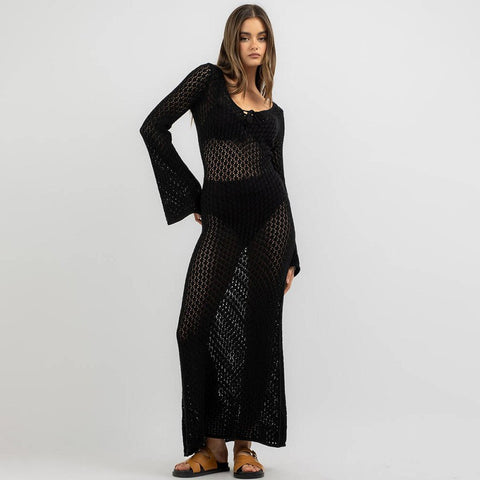 Santorini Woven Beach Cover-Up