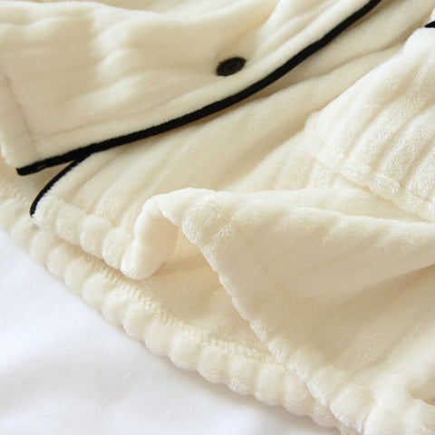 Coral Fleece Pajama Set for Men & Women