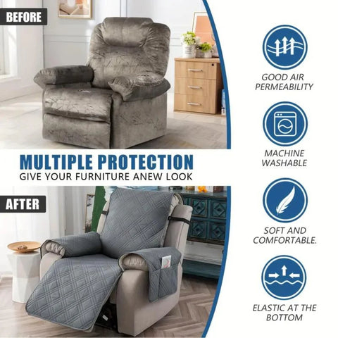 Waterproof Recliner Slipcover Pet Protection