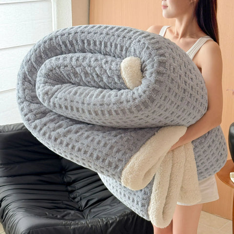 Thick Waffle Winter Blanket