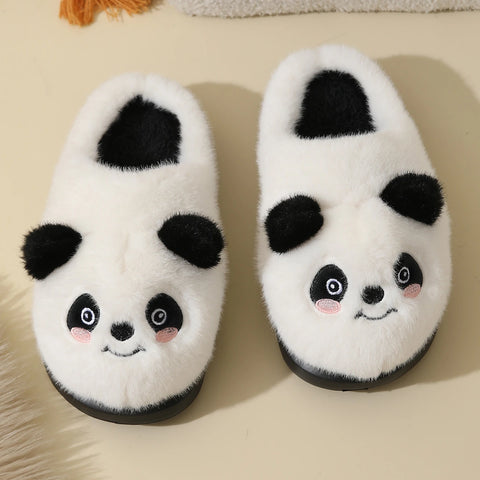 Women's Cozy Panda Plush Slippers