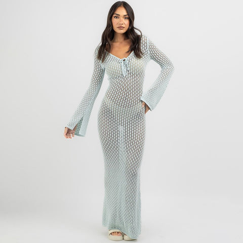 Santorini Woven Beach Cover-Up
