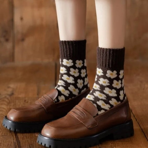 Women's Warm Wool Socks 6-Pack Winter