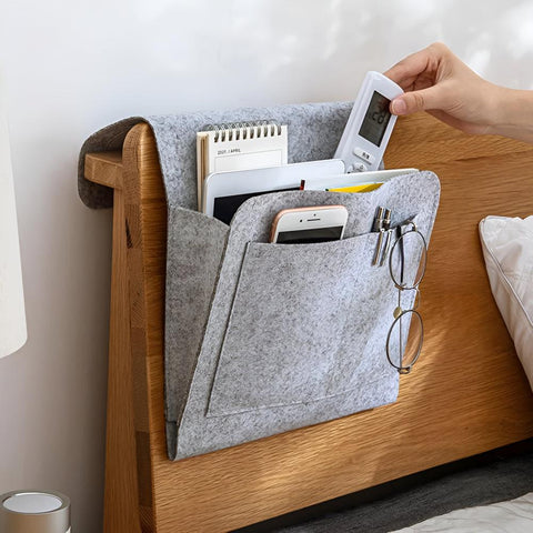 Bedside Dorm Storage Organizer Pocket