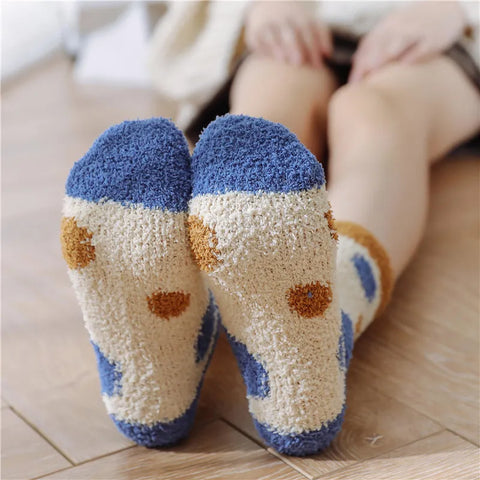 Women's Fuzzy Cozy Socks 7-Pack