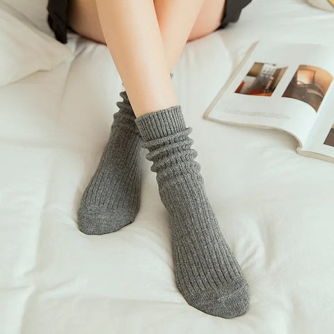 Warm Wool Crew Socks 7-Pack Women